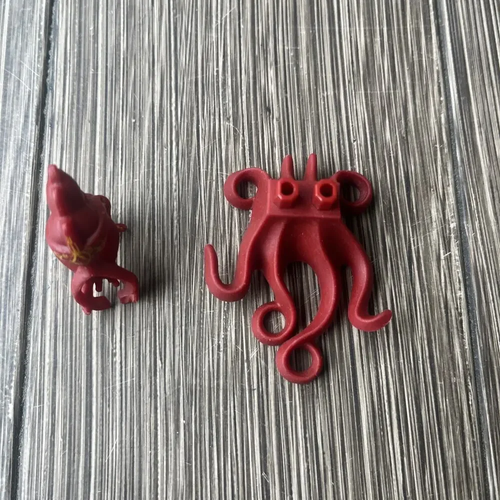 LEGO Minifigure Maroon Octopus and Mask